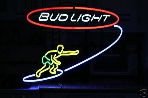 Custom Bud Light Surf Surfing Neon Sign Tube Neon Light