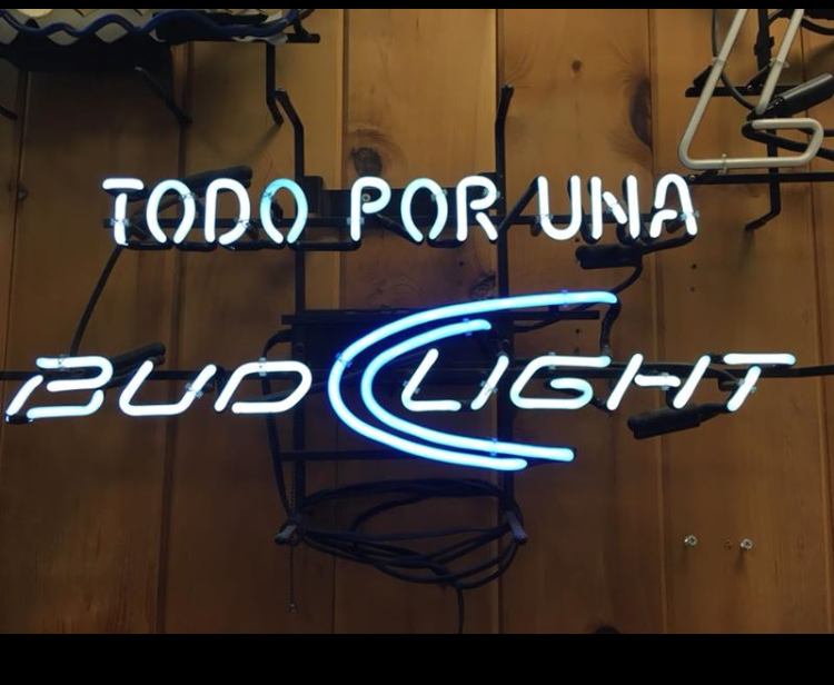Custom Bud Light Todo Por Una Neon Sign Tube Neon Light