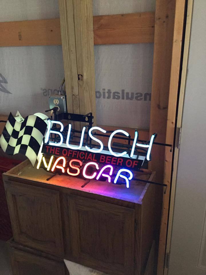 Custom Busch Nascar Neon Sign Tube Neon Light