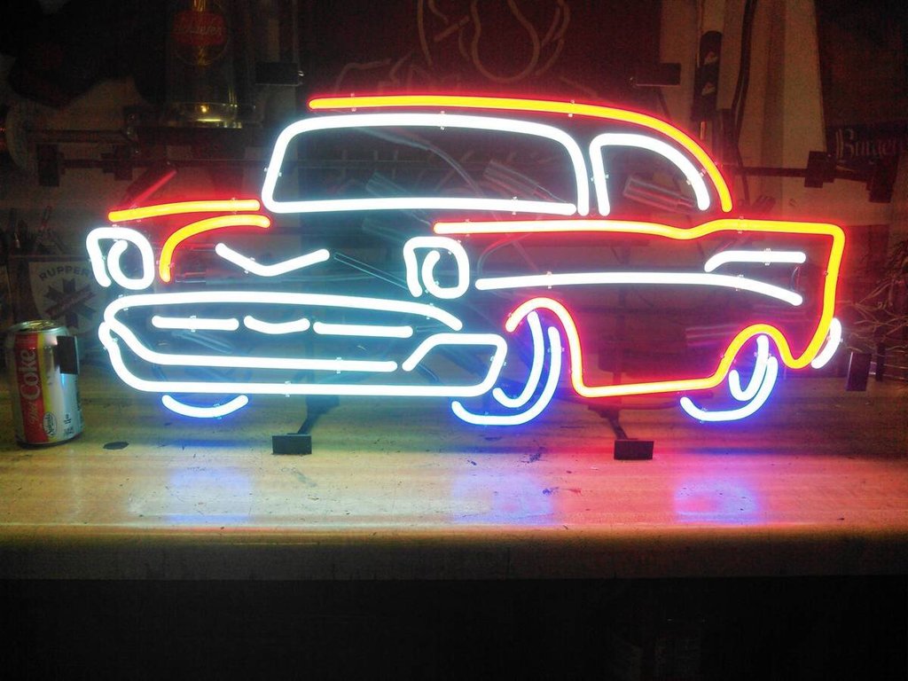 Custom Chervolet Auto Car Neon Sign Tube Neon Light