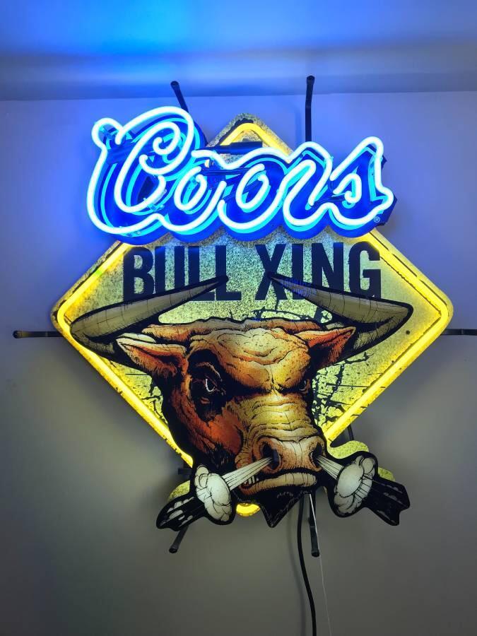 Custom Coors Bull Xingn Neon Sign Tube Neon Light