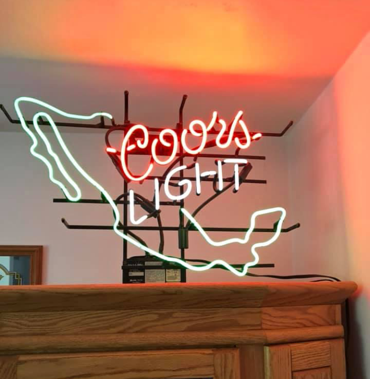 Custom Coors Light Shark Neon Sign Tube Neon Light