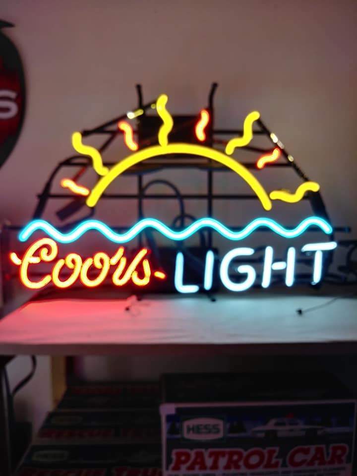 Custom Coors Light Sun Neon Sign Tube Neon Light