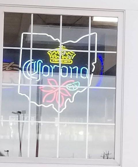 Custom Corona Light Ohio Buckeye Neon Sign Tube Neon Light