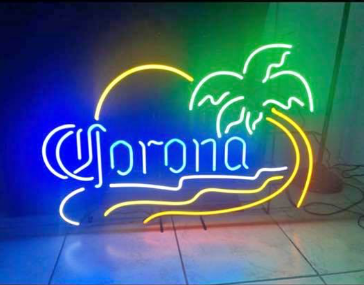thumbnail interactive-video image 1 of Desung Brand New 20x16 Corona Light Parrot Palm Tree Neon | Seychelles 1 of 10