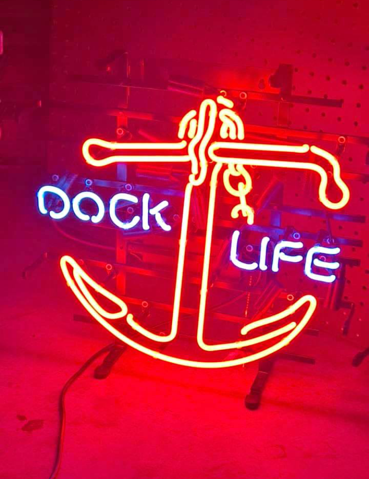 Custom Dock life Neon Sign Tube Neon Light