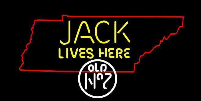 Custom Jack Daniels Lives Tennessee Neon Sign Tube Neon Light