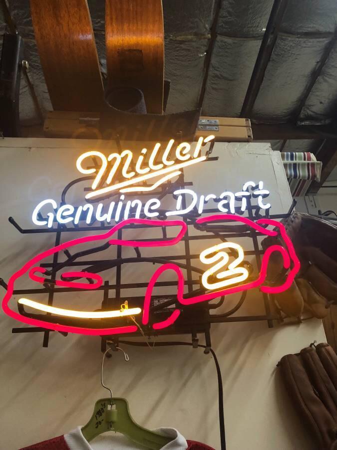 Custom Miller Genuine Draft Car Racing 2 Neon Sign Tube Neon Light