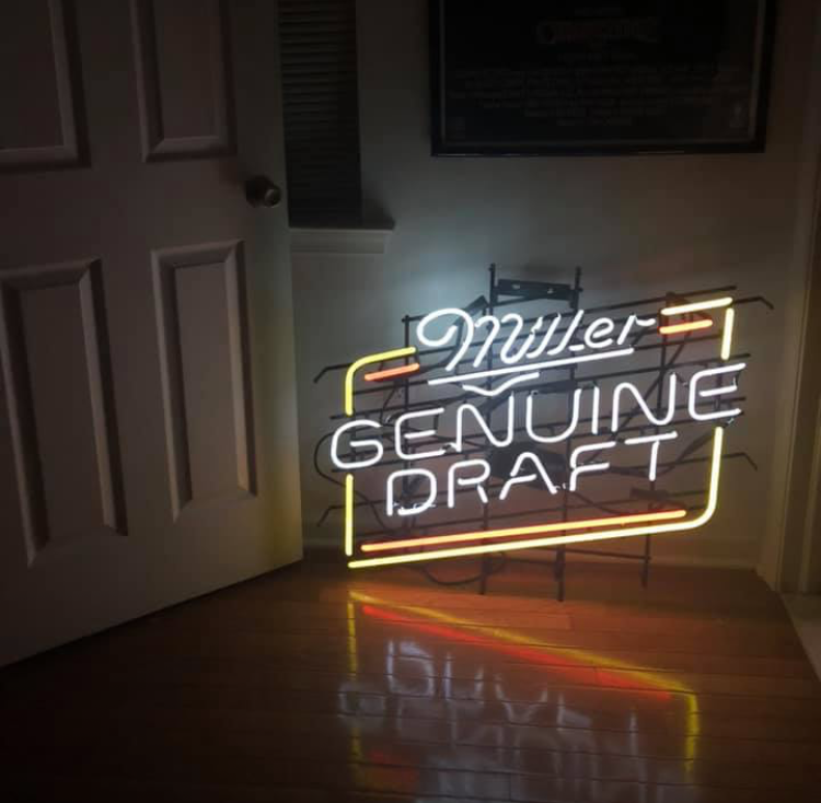 Custom Miller lite Genuine Draft Beer Neon Sign Tube Neon Light