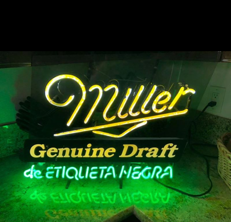 Custom Miller lite Genuine Draft Light Neon Sign Tube Neon Light