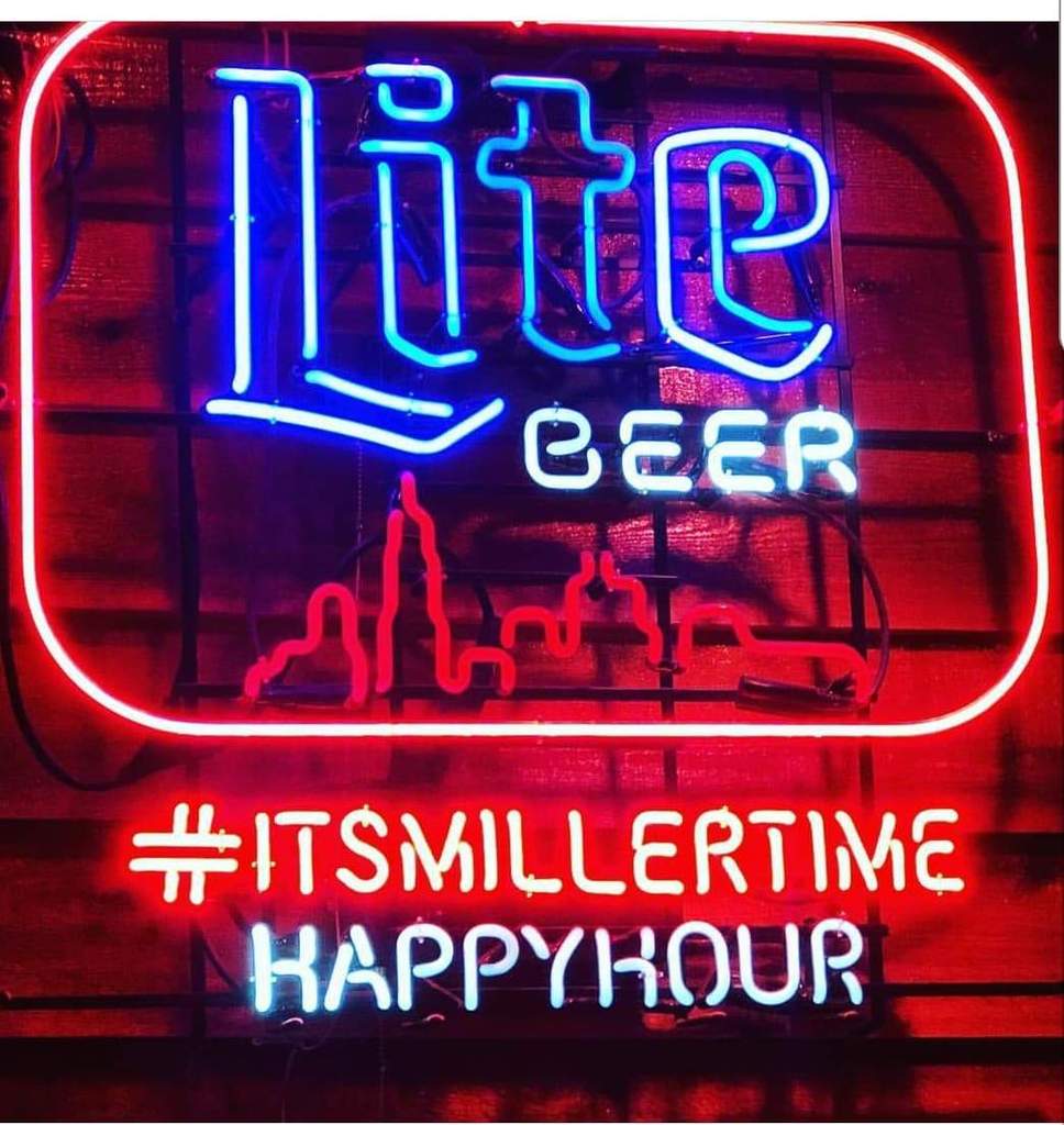 Custom Miller Lite it miller time happy hour Neon Sign Tube Neon Light