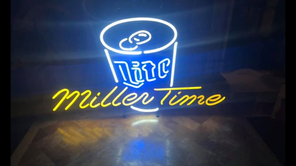 Custom Miller lite Time Neon Sign Tube Neon Light