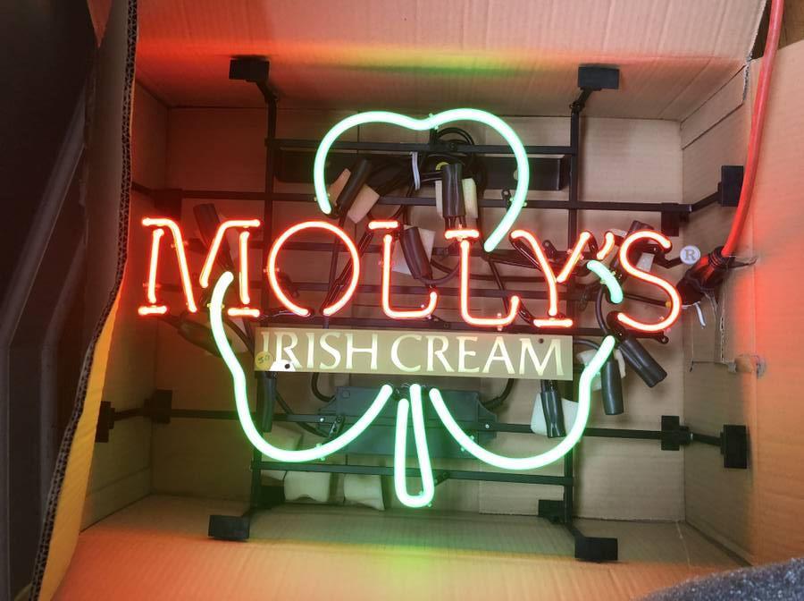 Custom Molly's Irish Cream Neon Sign Tube Neon Light