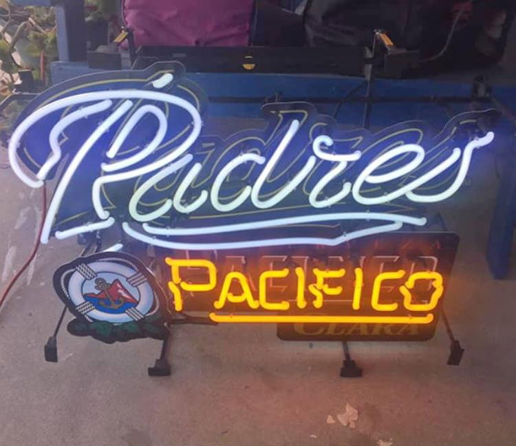 Custom Pacifico San Diego Padres Neon Sign MLB Sports Teams Neon Light