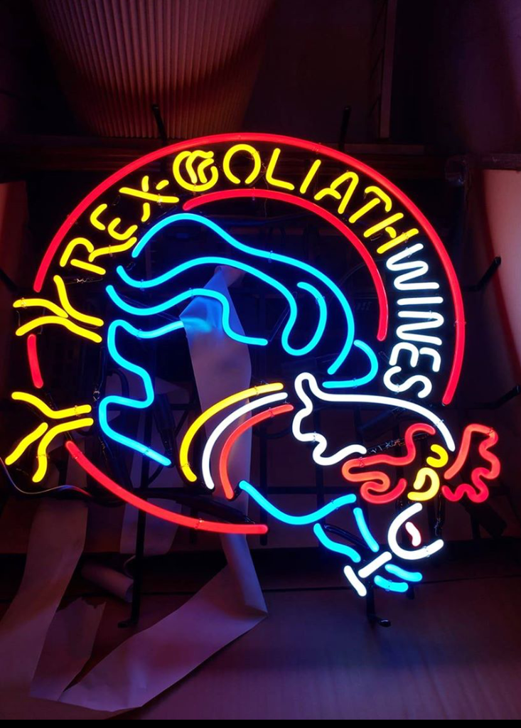 Custom Rex Goliath Wines Neon Sign Tube Neon Light