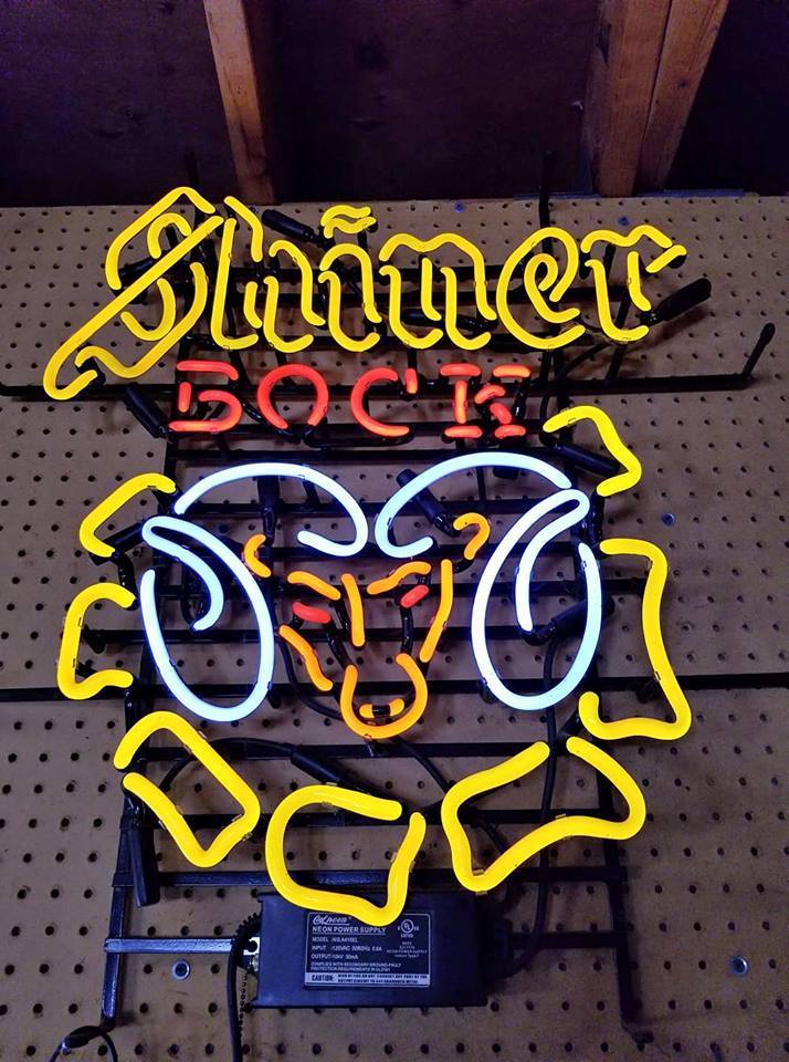 Custom Shiner Bock Ram's Head Neon Sign Tube Neon Light