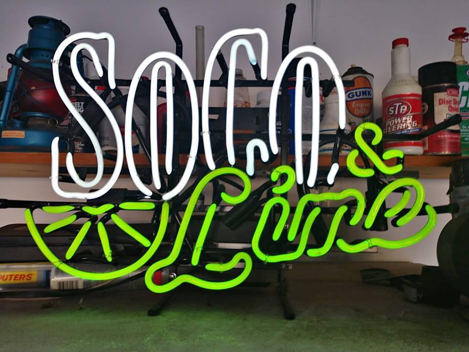 Custom Southern Comfort Soco Lime Neon Sign Tube Neon Light