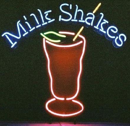 Custom Milk Shakes Neon Sign Real Neon Light