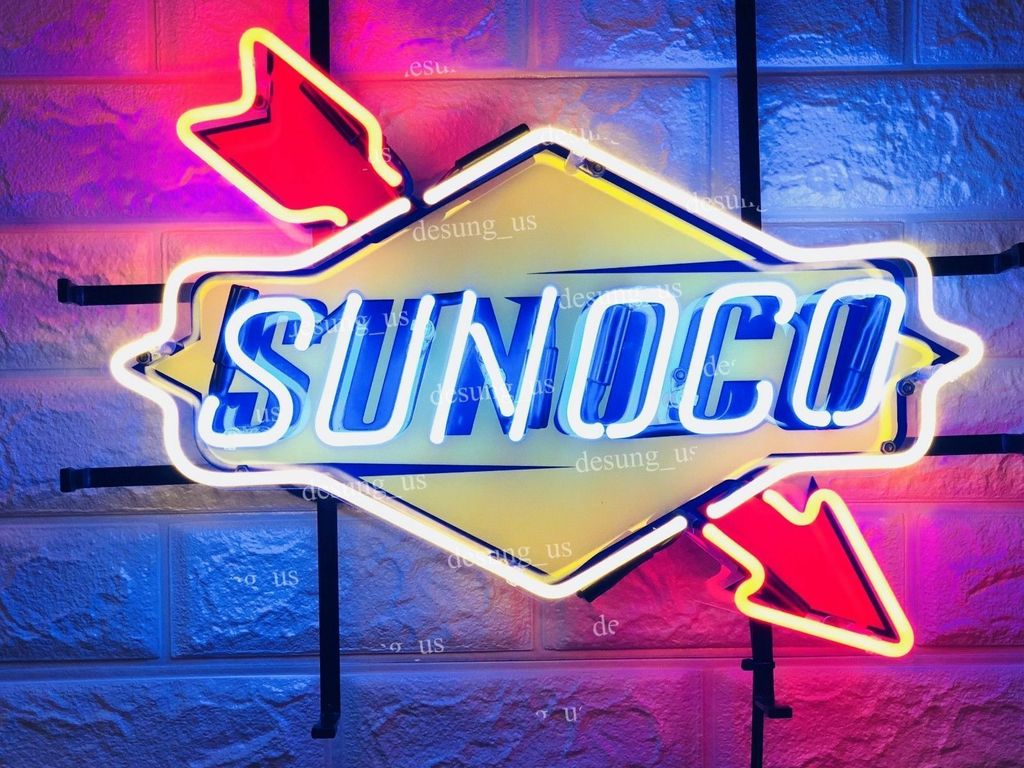 Custom Sunoco Gas Station Neon Sign Tube Neon Light