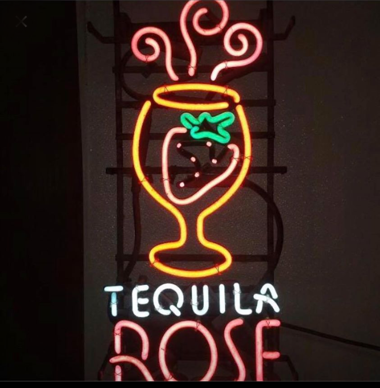 Custom Tequila Rose Neon Sign Tube Neon Light
