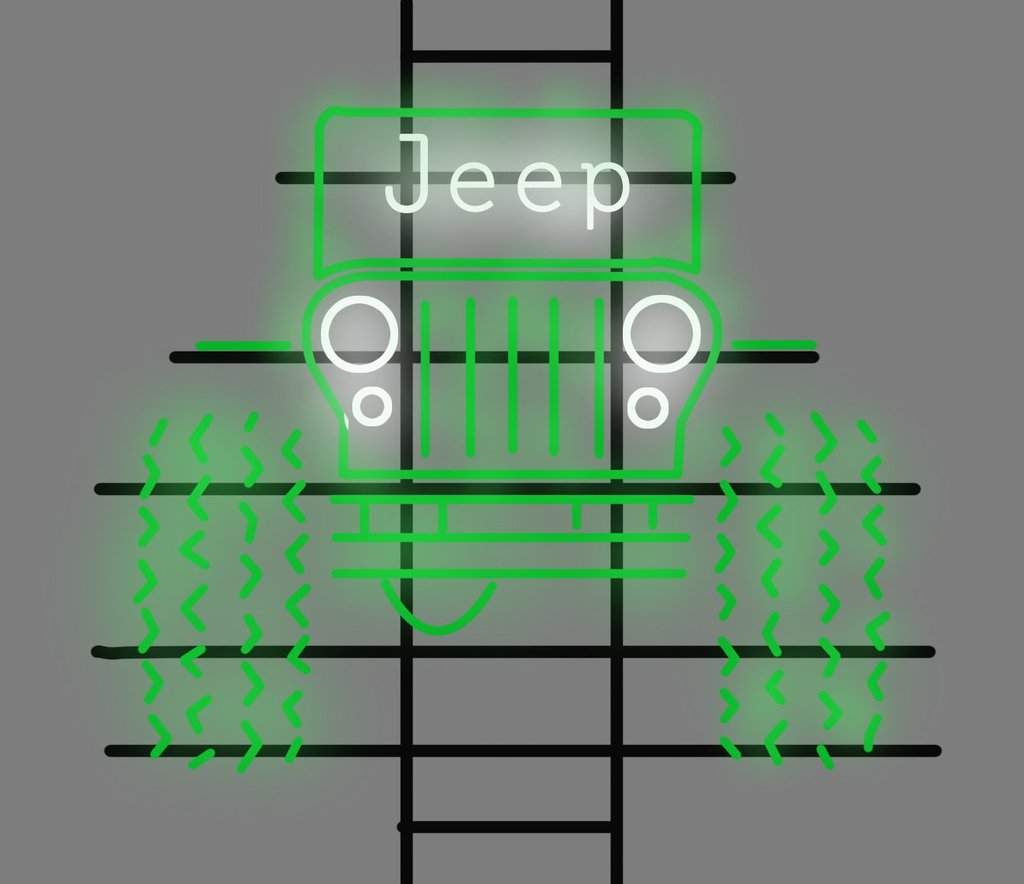 Custom Jeep Neon Sign Tube Neon Light