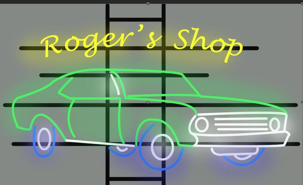 Custom Garage 1970 Nova SS Tube Neon Light