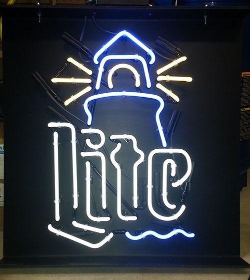 Custom Miller Lite Neon Sign Real Neon Light