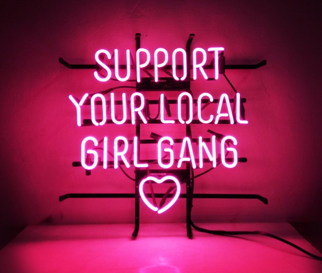 Custom Support Your Local Girl Gang Neon Sign Tube Neon Light