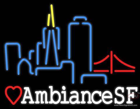 Custom Ambiancesf San Francisco skyline Neon Sign Tube Neon Light