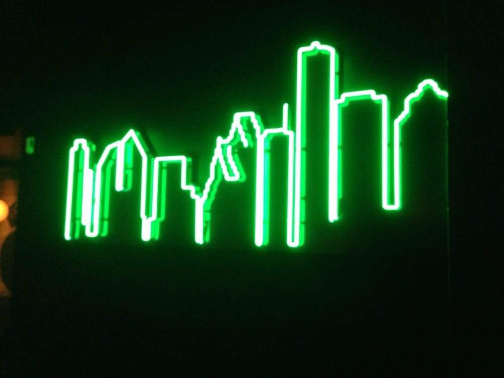 Custom Houston Skyline Neon Sign Tube Neon Light