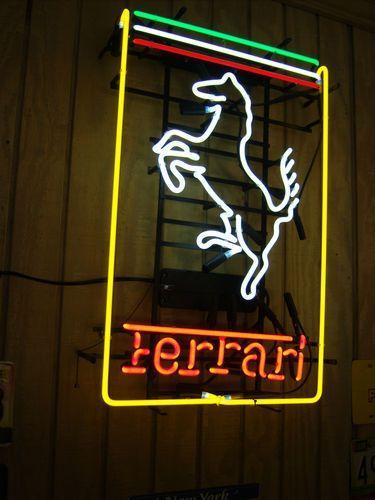 Custom Ferrari Auto Car Neon Sign Tube Neon Light