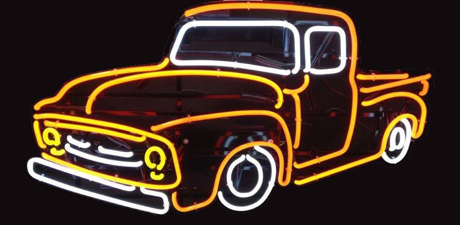 Custom Ford F Series Mode Truck Pickup Auto Car Neon Sign Tube Neon Light
