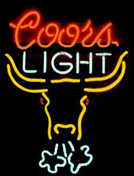 Custom Coors Light Chicago Bulls Neon Sign Tube Neon Light