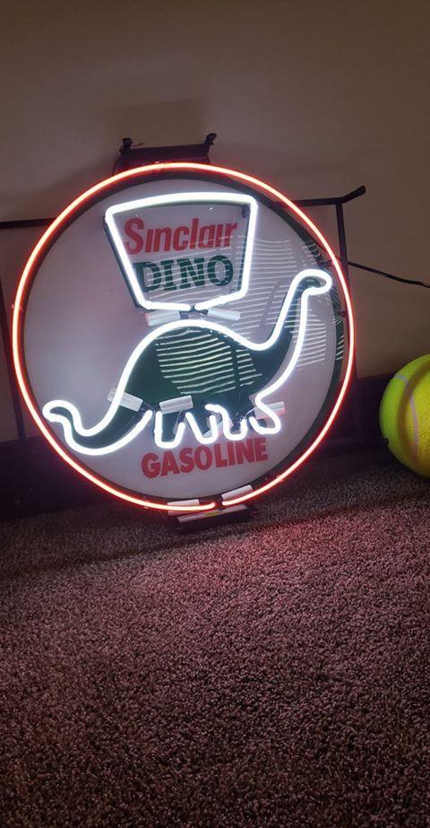 Custom Sinclair dinosaur Gasoline Neon Sign Tube Neon Light