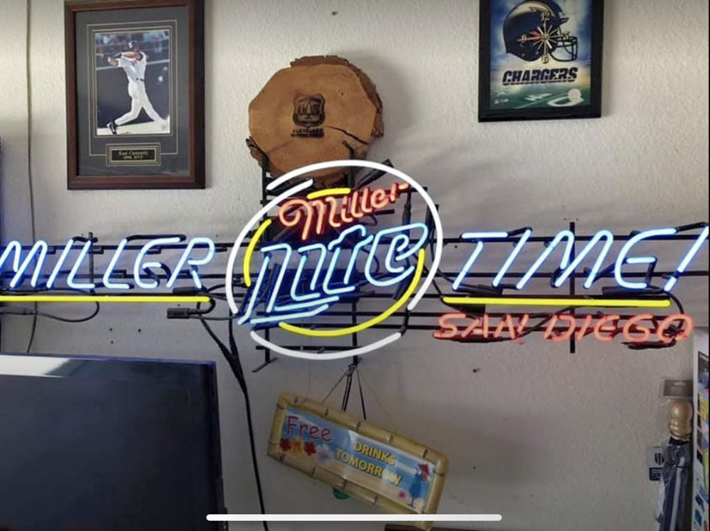 Custom Miller Lite Miller TimeSan Diego Neon Sign Tube Neon Light