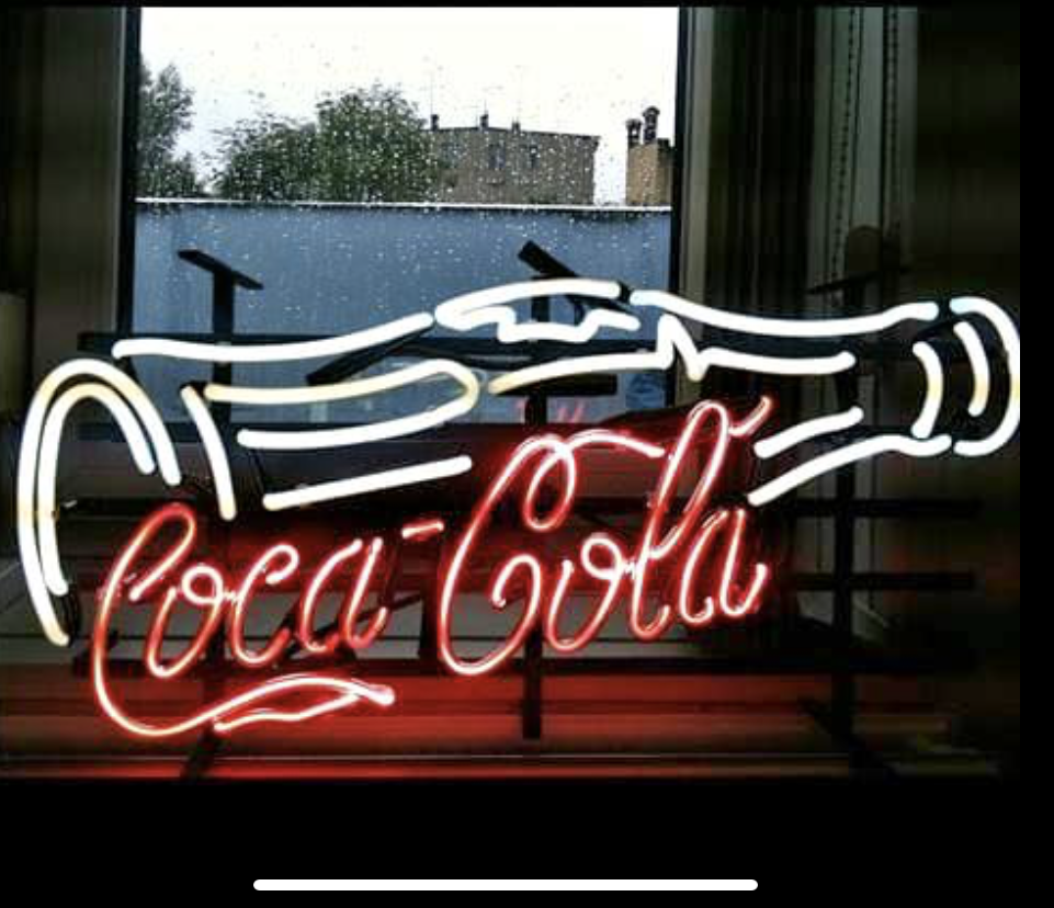 Custom Coca Cola Bottle Neon Sign Tube Neon Light