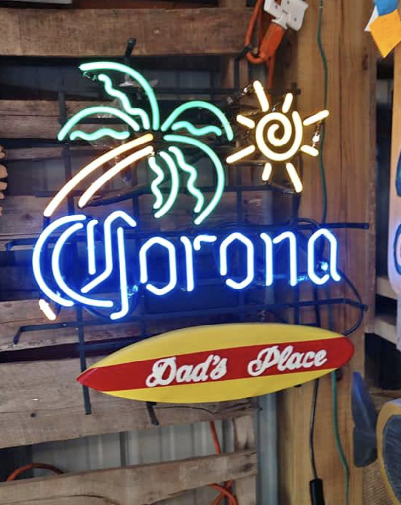 Custom Name Surfboard Corona Neon Sign Tube Neon Light