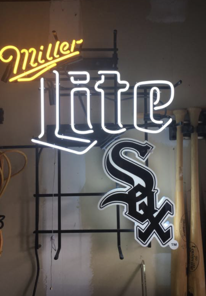 Custom Miller Lite White Sox Neon Sign Tube Neon Light