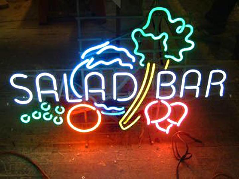 Custom Salad Bar Neon Sign Real Neon Light