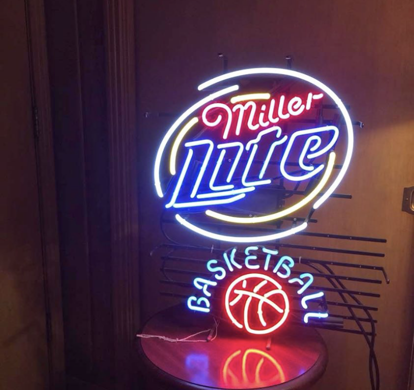 Custom Miller Lite Basketball Neon Sign Tube Neon Light