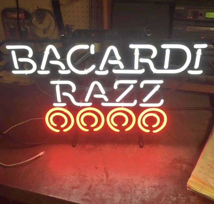 Custom Bacardi Razz Neon Sign Tube Neon Light