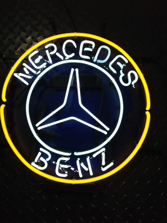 Custom Mercedes Benz Auto Care Neon Sign Tube Neon Light