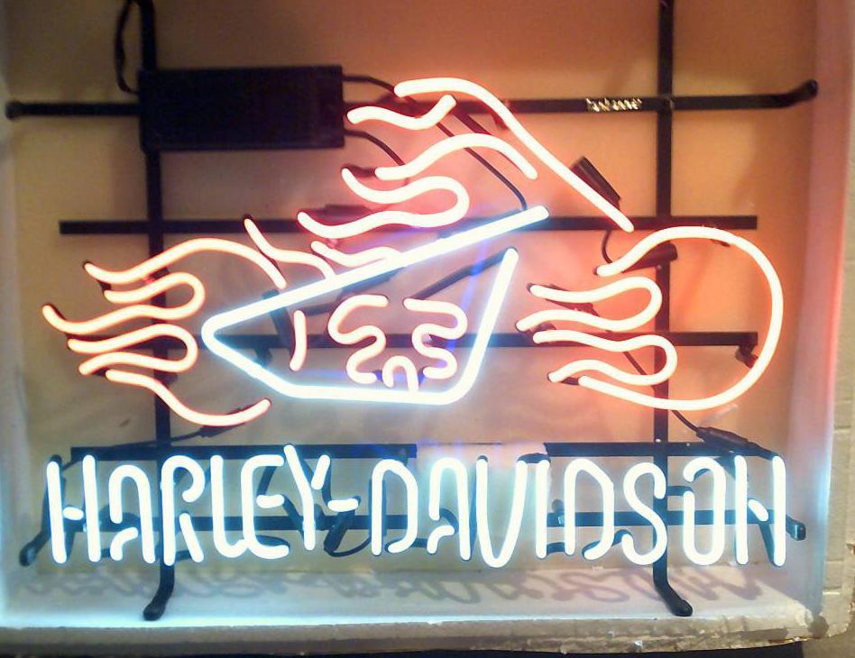 Custom Harley Davidson Neon Sign Tube Neon Light