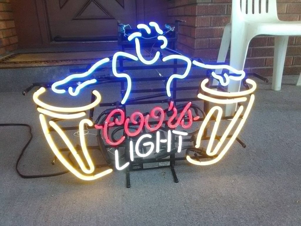 Custom Coors Light Drums Neon Sign Tube Neon Light