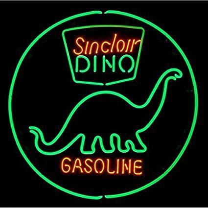 Custom Sinclair dinosaur Gasoline Neon Sign Tube Neon Light