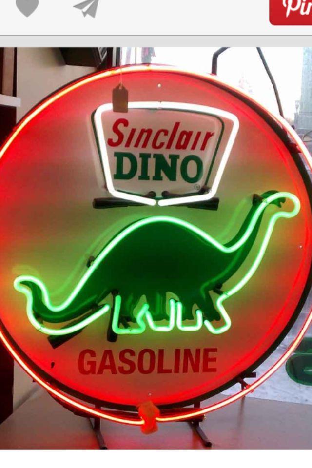 Custom Sinclair dinosaur Gasoline Neon Sign Tube Neon Light