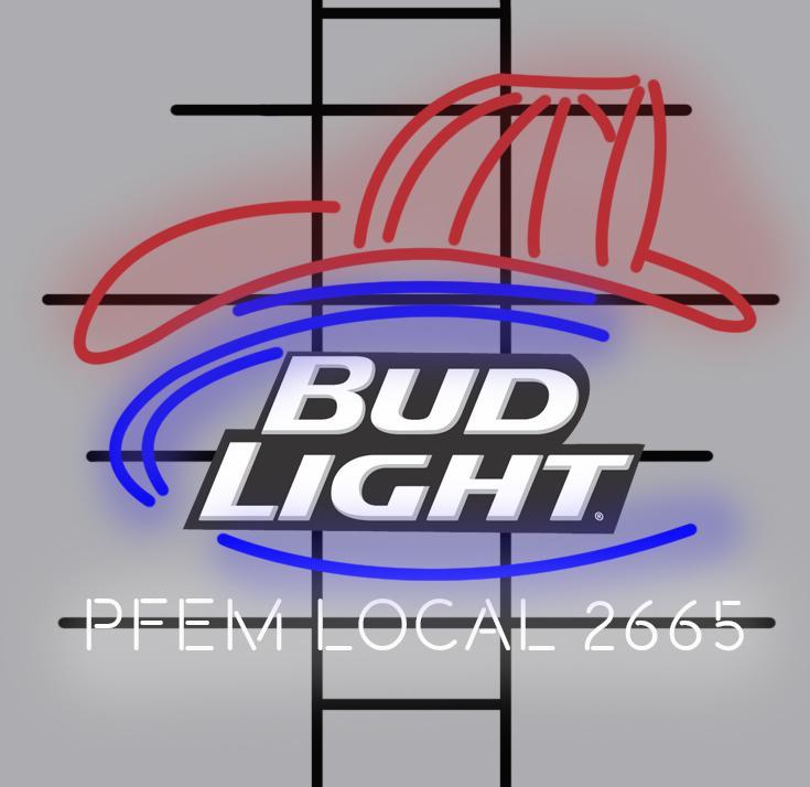 Custom Bud Light PFEM LOCAL 2665 Neon Sign Tube Neon Light