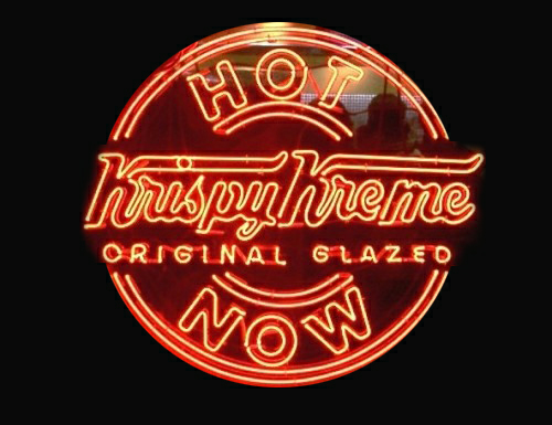 Custom Hot Krispy Kreme Original Glazed Now Neon Sign Tube Neon Light