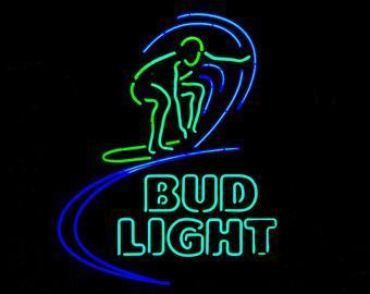 Custom Bud Light Surfing Surf Neon Sign Tube Neon Light