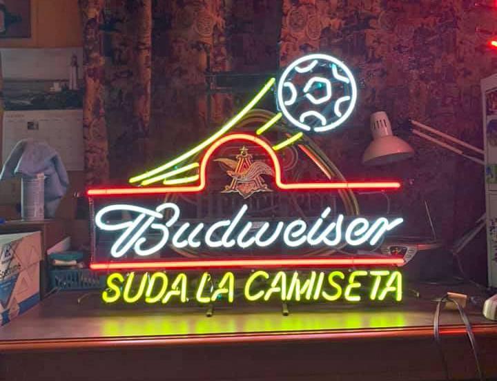 Custom Budweiser Suda La Camiseta Neon Sign Tube Neon Light